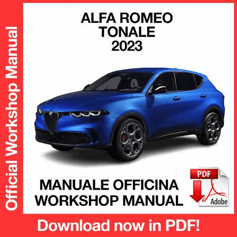 Alfa Romeo Tonale (2023) (EN) Workshop Repair Manual Download PDF