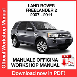 Land Rover Freelander 2 (2007, 2008, 2009, 2010, 2011) (EN) Workshop Repair Manual Download PDF