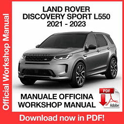 Land Rover Discovery Sport L550 (2021, 2022, 2023) (EN) Workshop Repair Manual Download PDF