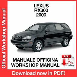 Lexus RX300 (2000) (EN) Workshop Repair Manual Download PDF
