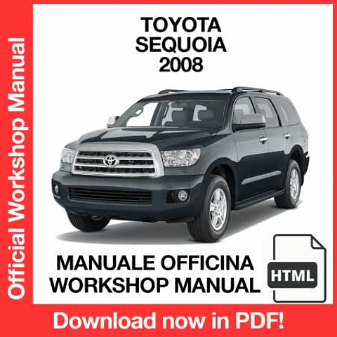 Toyota Sequoia (2008) (EN) Workshop Repair Manual Download PDF