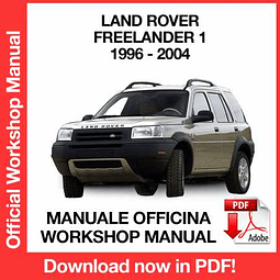 Land Rover Freelander 1 (1996, 1997, 1998, 1999, 2000) (EN) Workshop Repair Manual Download PDF