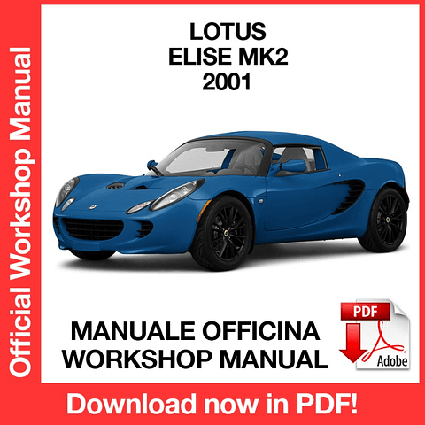 Lotus Elise MK2 (2001) (EN) Workshop Repair Manual Download PDF
