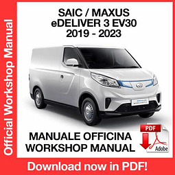 Saic Maxus eDELIVER 3 EV30 (2019, 2020, 2021, 2022, 2023) (EN) Workshop Repair Manual Download PDF