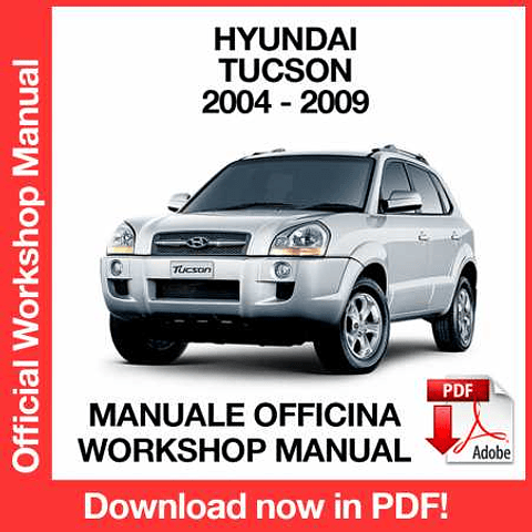 Hyundai Tucson (2004, 2005, 2006, 2007, 2008, 2009) (EN) Workshop Repair Manual Download PDF