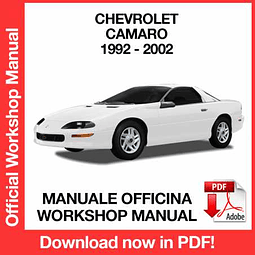 Chevrolet Camaro ( 1998, 1999, 2000, 2001, 2002) (EN) Workshop Repair Manual Download PDF