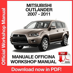 Mitsubishi Outlander 2007, 2008, 2009, 2010, 2011) (EN) Workshop Repair Manual Download PDF
