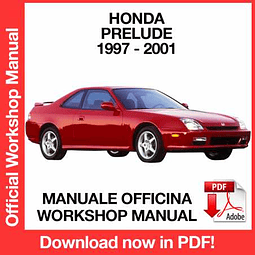 Honda Prelude (1997, 1998, 1999, 2000, 2001) (EN) Workshop Repair Manual Download PDF
