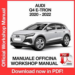Audi Q4 e-tron (2020, 2021, 2022) (EN) Workshop Repair Manual Download PDF