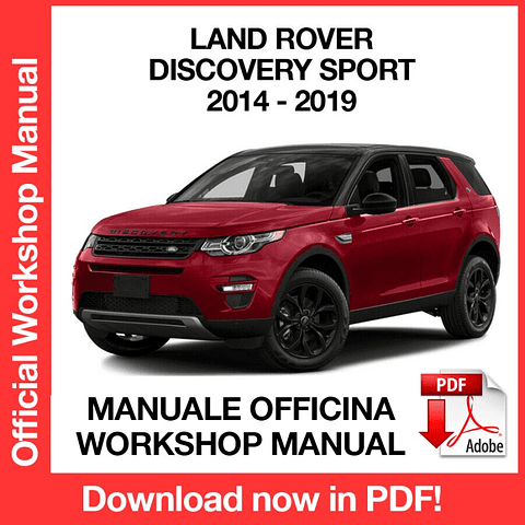 Land Rover Discovery SPORT L550 (2017, 2018, 2019) (EN) Workshop Repair Manual Download PDF