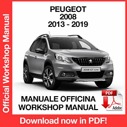 Peugeot 2008 (2013, 2014, 2015, 2016, 2017, 2018, 2019) (EN) Workshop Repair Manual Download PDF