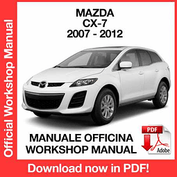 Mazda CX-7 CX7 (2007, 2008, 2009, 2010, 2011, 2012) (EN) Workshop Repair Manual Download PDF