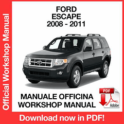 Ford Escape (2008, 2009, 2010, 2011) (EN) Workshop Repair Manual Download PDF