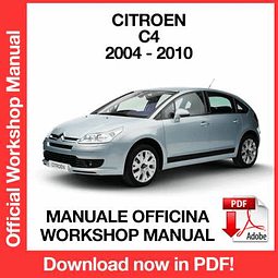Citroen C4 (2004, 2005, 2006, 2007, 2008, 2009, 2010) (EN) Workshop Repair Manual Download PDF