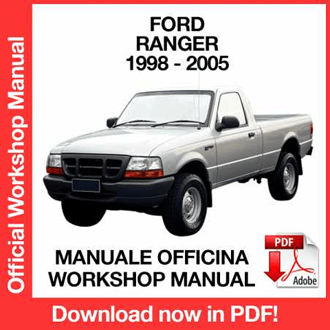 Ford Ranger (1998, 1999, 2000, 2001, 2002, 2003, 2004, 2005) (EN) Workshop Repair Manual Download PDF