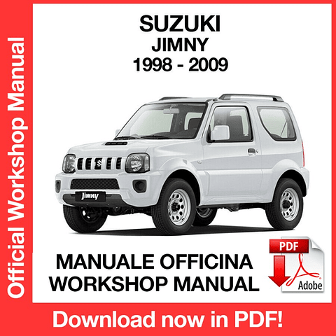 Suzuki Jimny (1998, 1999, 2000, 2001, 2002, 2003, 2004) (EN) Workshop Repair Manual Download PDF