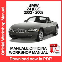 BMW Z4 E85 (2002, 2003, 2004, 2005, 2006, 2007, 2008) (EN) Workshop Repair Manual Download PDF