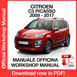 CITROEN C3 PICASSO (2009, 2010, 2011, 2012, 2013) (EN) Workshop Repair Manual Download PDF