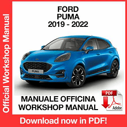 Ford Puma (2019, 2020, 2021, 2022, 2023) (ITA) Workshop Repair Manual Download PDF