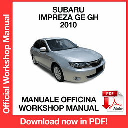 Subaru Impreza GE GH (2010) (EN) Workshop Repair Manual Download PDF