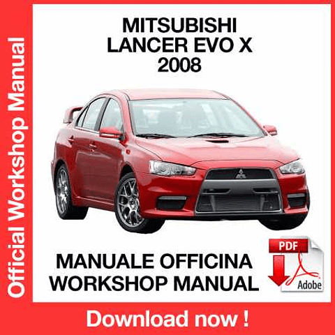 Mitsubishi Lancer EVO X (2008) (EN) Workshop Repair Manual Download PDF