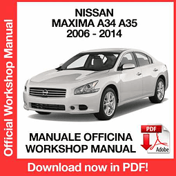 Nissan Maxima A34 A35 (2006, 2007, 2008, 2009, 2010, 2011, 2012, 2013, 2014) (EN) Workshop Repair Manual Download PDF