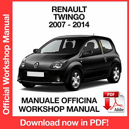Renault Twingo II X44 (2007, 2008, 2009, 2010, 2011, 2012, 2013, 2014) (EN) Workshop Repair Manual Download PDF