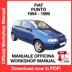 Fiat Punto 176 (1994, 1995, 1996, 1997, 1998, 1999) (ITA) Workshop Repair Manual Download PDF