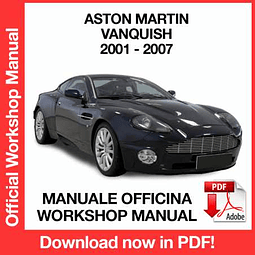 Aston Martin Vanquish (2001, 2002, 2003, 2004, 2005, 2006, 2007) (EN) Workshop Repair Manual Download PDF