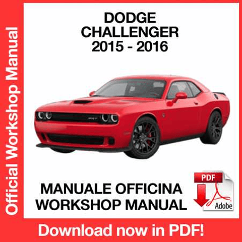 Dodge Challenger (2015-2016) (EN) Workshop Repair Manual Download PDF