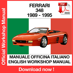 FERRARI 348 ( 1993, 1994, 1995) (ITA) (EN) (DE) (FR) Workshop Repair Manual Download PDF