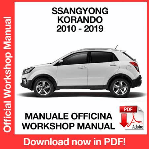 Ssangyong Korando C200 (2010, 2011, 2012, 2013) (EN) Workshop Repair Manual Download PDF