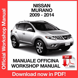 Nissan Murano Z51 (2009, 2010, 2011, 2012, 2013, 2014) (EN) Workshop Repair Manual Download PDF