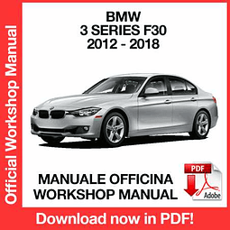 BMW 3 Series F30 (2012, 2013, 2014, 2015, 2016, 2017, 2018) (EN) Workshop Repair Manual Download PDF