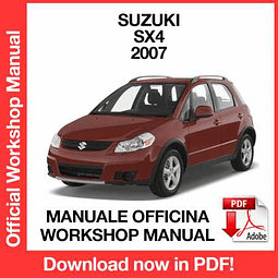 Suzuki SX4 (2007) (EN) Workshop Repair Manual Download PDF