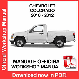 Chevrolet Colorado (2010, 2011, 2012) (EN) Workshop Repair Manual Download PDF