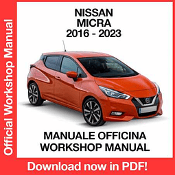 Nissan Micra K14 (2016, 2017, 2018, 2019, 2020, 2021, 2022, 2023) (EN) Workshop Repair Manual Download PDF