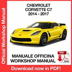 Chevrolet Corvette C7 (2014, 2015, 2016, 2017) (EN) Workshop Repair Manual Download PDF