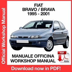 Fiat Bravo / Brava (1995, 1996, 1997, 1998, 1999, 2000, 2001) (EN) Workshop Repair Manual Download PDF