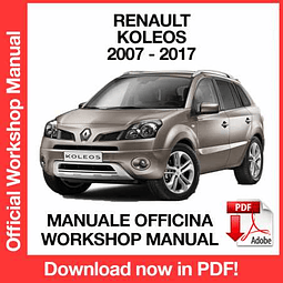 Renault Koleos HY (2007, 2008, 2009, 2010, 2011) (EN) Workshop Repair Manual Download PDF
