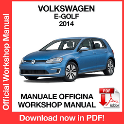 Volkswagen E-Golf (2014) (EN) Workshop Repair Manual Download PDF