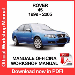 Rover 45 (1999, 2000, 2001, 2002, 2003, 2004, 2005) (EN) Workshop Repair Manual Download PDF