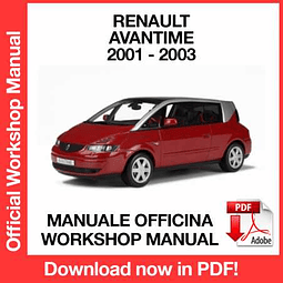 Renault Avantime (2001, 2002, 2003) (EN) Workshop Repair Manual Download PDF