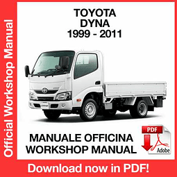 Toyota Dyna (  2005, 2006, 2007, 2008, 2009, 2010, 2011) (EN) Workshop Repair Manual Download PDF