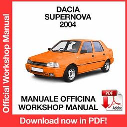 Dacia Supernova (2004) (EN) Workshop Repair Manual Download PDF