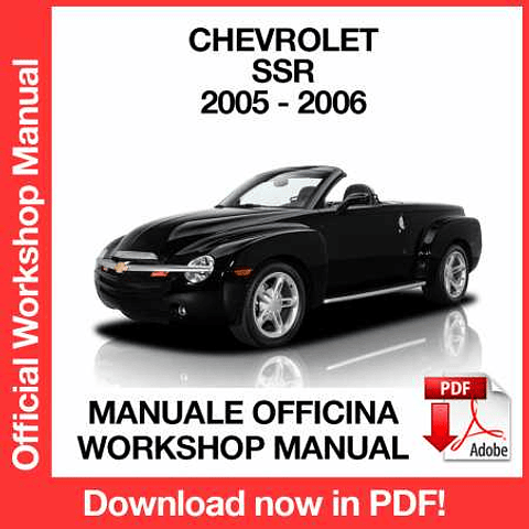 Chevrolet SSR (2005-2006) (EN) Workshop Repair Manual Download PDF