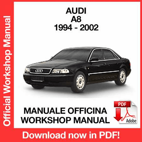 Audi A8 (1994, 1995, 1996, 1997, 1998) (EN) Workshop Repair Manual Download PDF