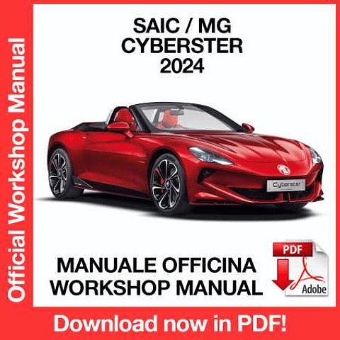 Saic MG Cyberster (2024) (EN) Workshop Repair Manual Download PDF