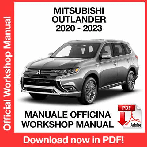 Mitsubishi Outlander PHEV (2020, 2021, 2022, 2023) (EN) Workshop Repair Manual Download PDF