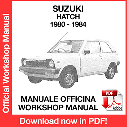 Suzuki Hatch (1980, 1981, 1982, 1983, 1984) (EN) Workshop Repair Manual Download PDF